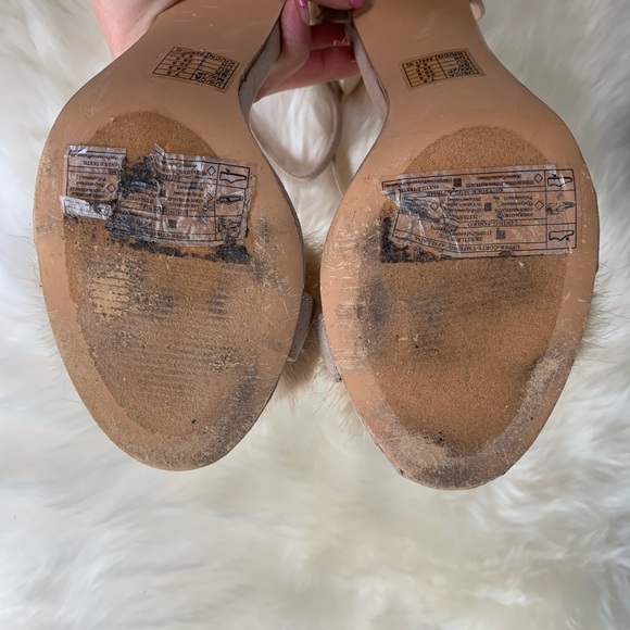 Forever 21 Fuzzy Camel Stappy Sandals - Picture 4 of 4